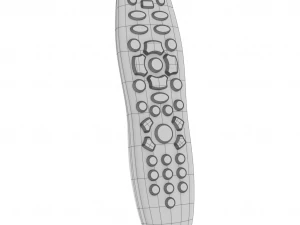 tv remote control ddl-1034 3D Model