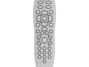 tv remote control ddl-1034 Model 3D