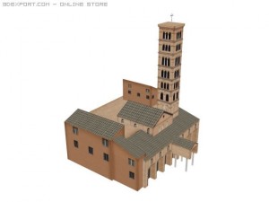 vatican church building archit Model 3D