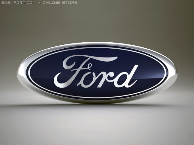 ford logo 3D मॉडल .c4d .max .obj .3ds .fbx .stl .blend 