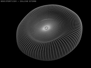 red blood cells animated Modello 3D