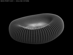 red blood cells animated Modello 3D