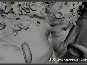 red blood cells animated 3D Model