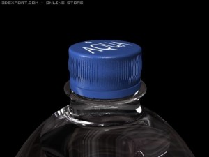 bottle of water Model 3D