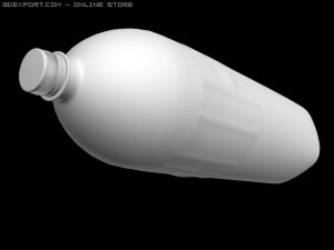 bottle of water Model 3D
