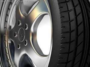 rh wheel porsche 3D Model