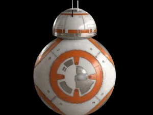 bb-8 star wars droid full rigged 3D Model