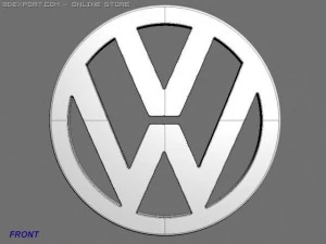 volkswagen logo 3D Model