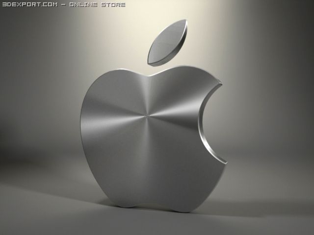 mac logo Model 3D .c4d .max .obj .3ds .fbx .stl .blend 