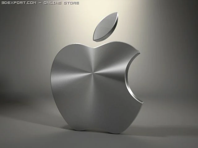 mac logo 3D Model .c4d .max .obj .3ds .fbx .stl .blend