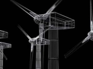 wind eolic turbine 3D Model