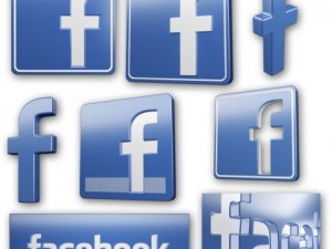 facebook icons and logos 3D Model