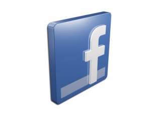 facebook icons and logos Modello 3D