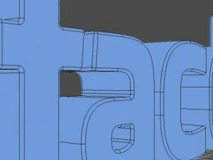 facebook icons and logos 3D Model