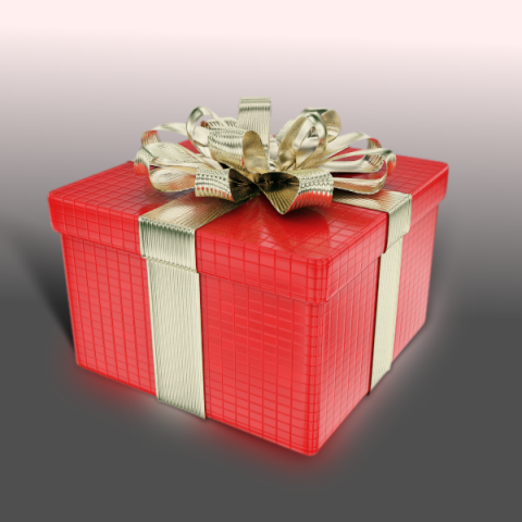 gift box 3D 모델 .c4d .max .obj .3ds .fbx .stl .blend 
