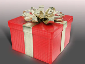 caixa de presente Modelo 3D