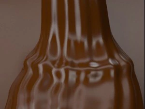 mousse of chocolate with render image sequence 3D Model