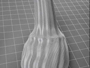 mousse of chocolate with render image sequence 3D Model