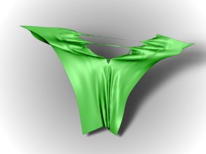 torn cloth 3D Model
