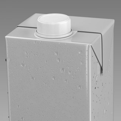 carton pack square 1000ml 3D मॉडल .c4d .max .obj .3ds .fbx .stl .blend 