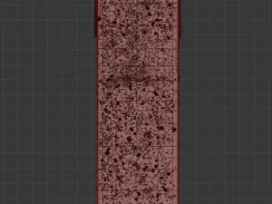 carton pack square 1000ml 3D Model