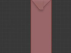carton pack square 1000ml 3D Model