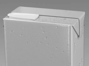 carton slim 1000ml 3D Model