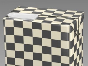 carton slim 1000ml Model 3D