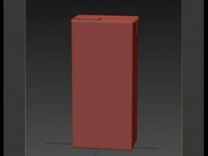 carton slim 1000ml 3D Model