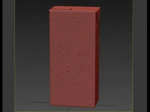 carton slim 1000ml 3D Model