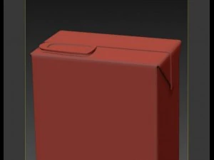 carton slim 1000ml 3D Model