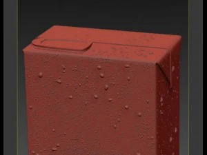 carton slim 1000ml 3D Model