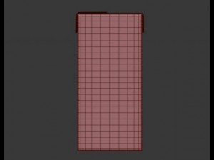 carton slim 1000ml Model 3D