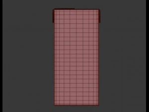 carton slim 1000ml 3D Model