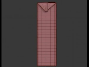 carton slim 1000ml 3D Model