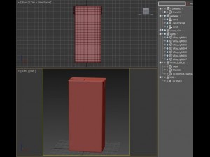 carton slim 1000ml no drops Model 3D