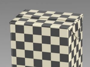 carton pack 200 ml no water drops 3D Model