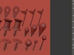 pins 3D मॉडल
