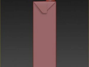 carton square 1500 ml 3D Model