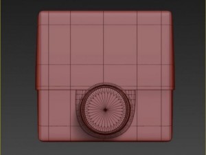 carton square 1500 ml 3D 模型