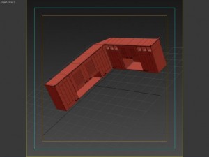 cupboard of corner Modello 3D