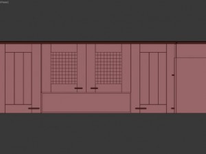 cupboard of corner Modello 3D