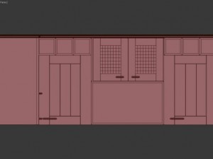 cupboard of corner Modello 3D
