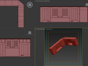 cupboard of corner Modello 3D