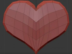 heart icon 3D Model