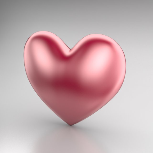 heart icon 2 3D मॉडल .c4d .max .obj .3ds .fbx .stl .blend 
