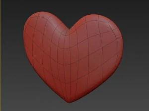 heart icon 2 3D Model