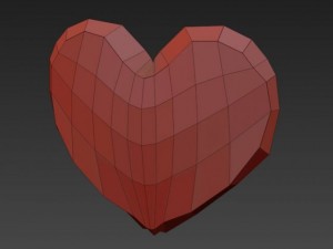 heart icon 2 3D मॉडल