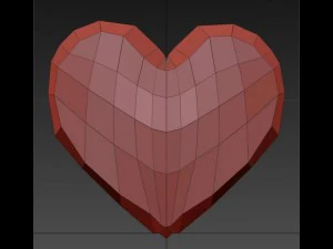heart icon 2 3D Model