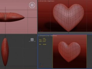 heart icon 2 3D मॉडल